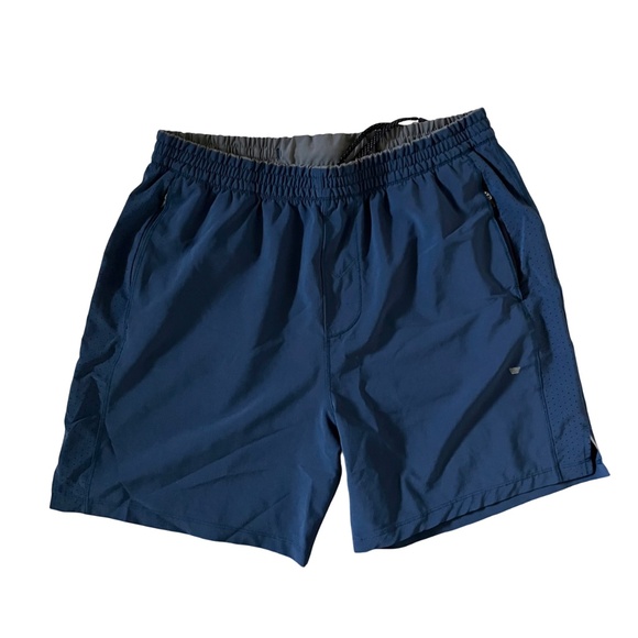 Mack Weldon Stratus Active Short Unlined True Navy Size L - Picture 1 of 8